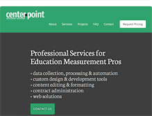 Tablet Screenshot of centerpointcorp.com